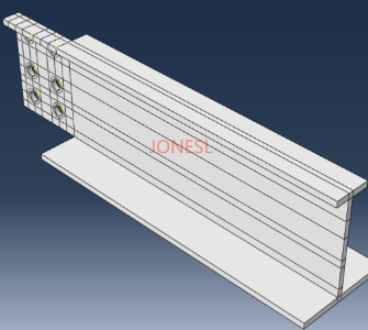 Abaqus中多孔栓接结构在多接触条件下的螺栓预紧力施加实例的图5